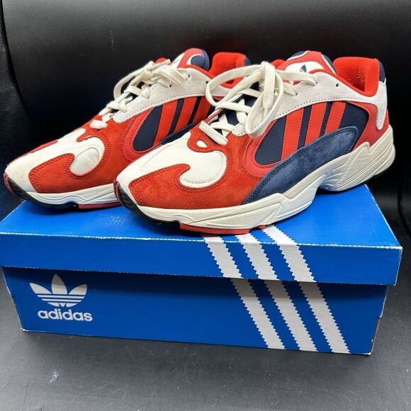 Adidas Yung 1 Goku Chalk White‎ Red Collegiate Navy Mens Size 12 Shoes B37615